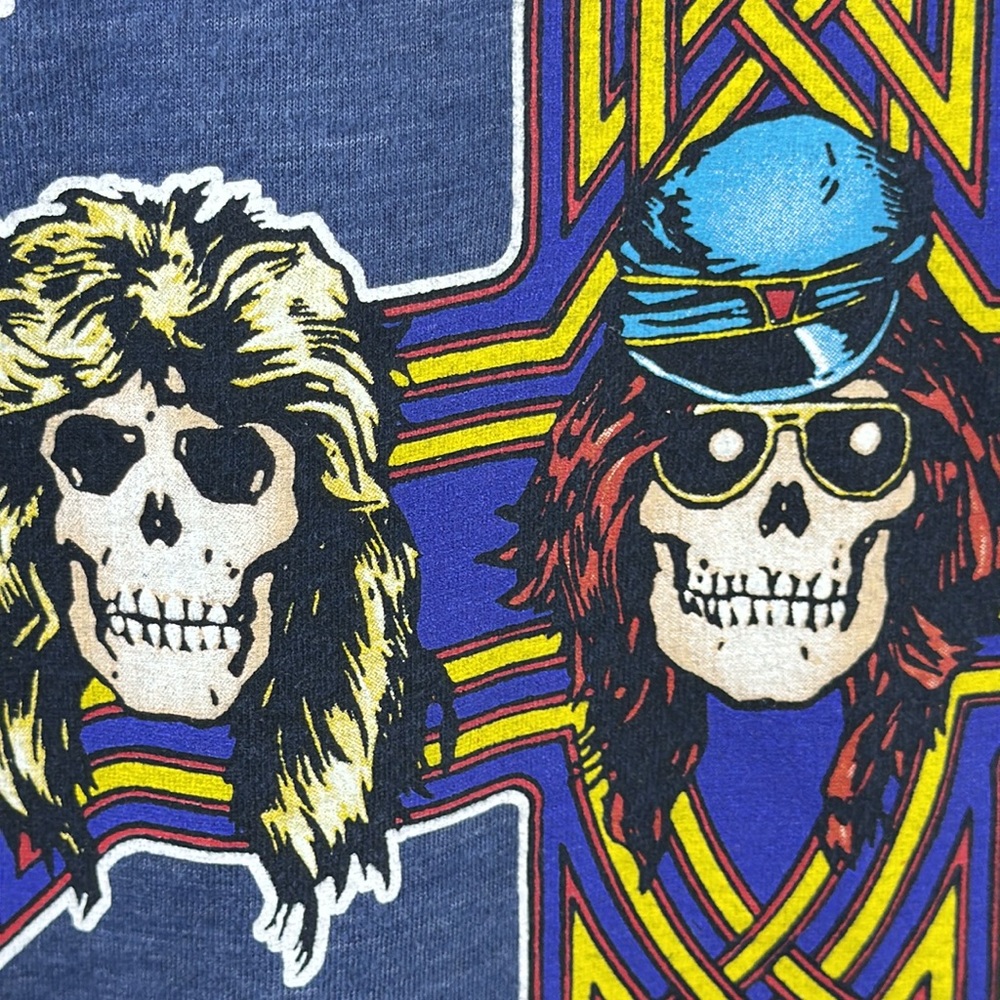 Guns N Roses Graphic T-Shirt Appetite for Destruction Crew Neck Short Sleeve - Picture 4 of 8